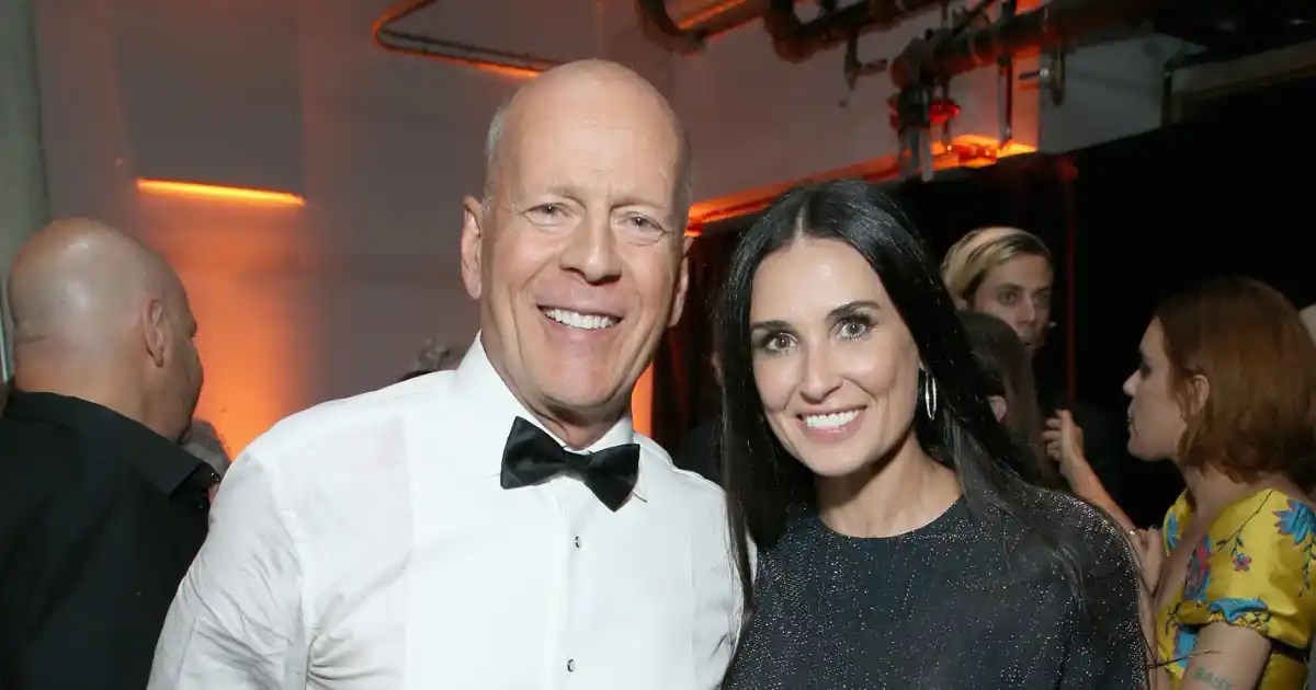 Demi Moore Supports Ex Bruce Willis at Benefit for Dementia