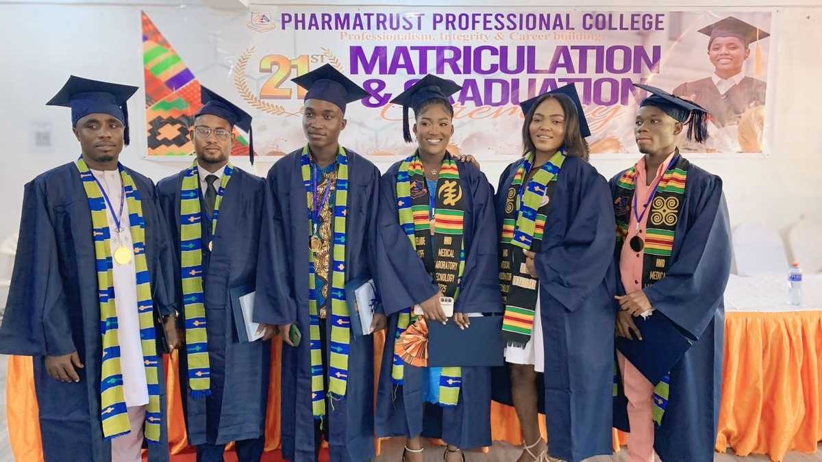 Pharmatrust professional college graduates first batch of HND dispensing technology students