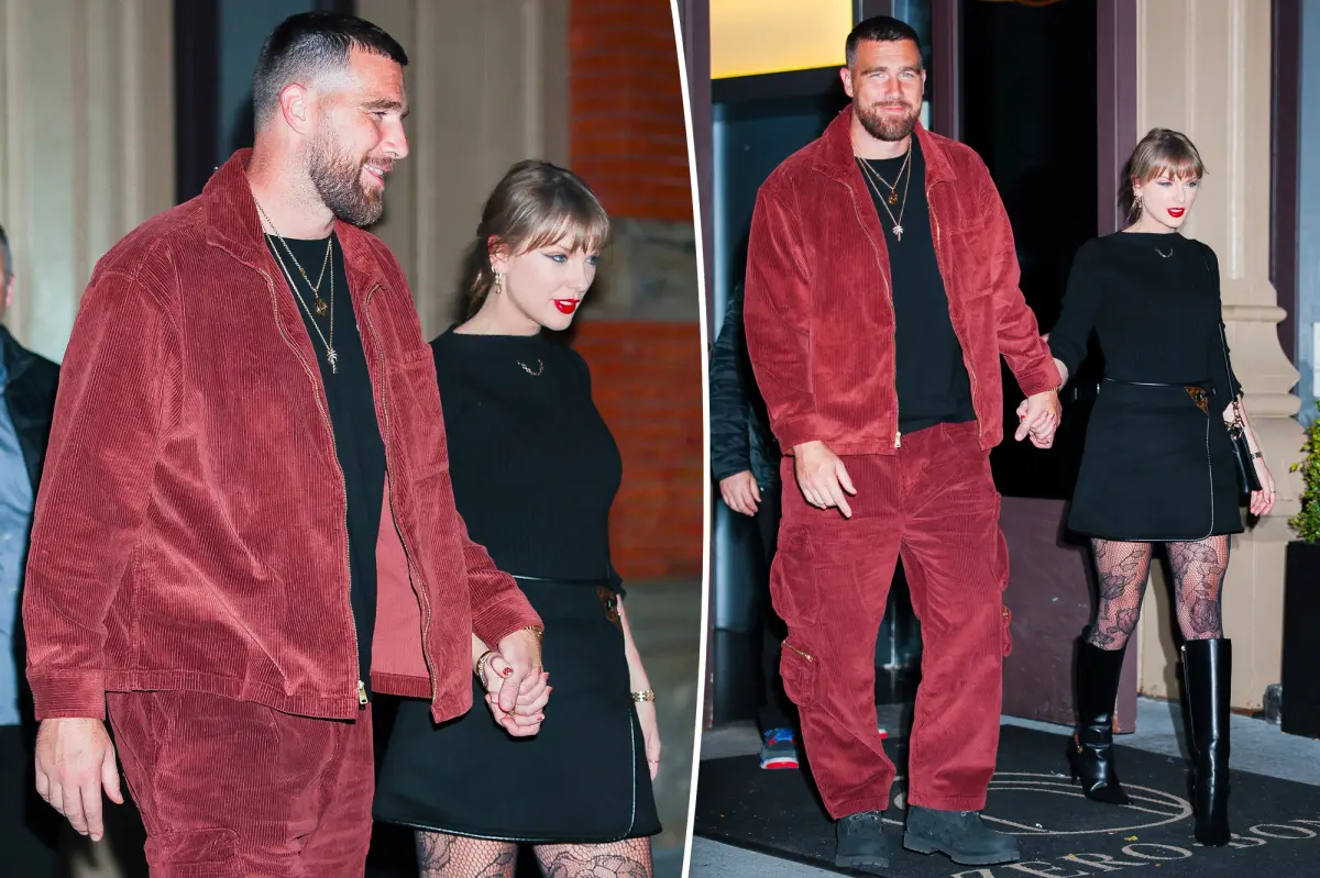 Taylor Swift and Travis Kelce's PDA streak continues with another bye week date night