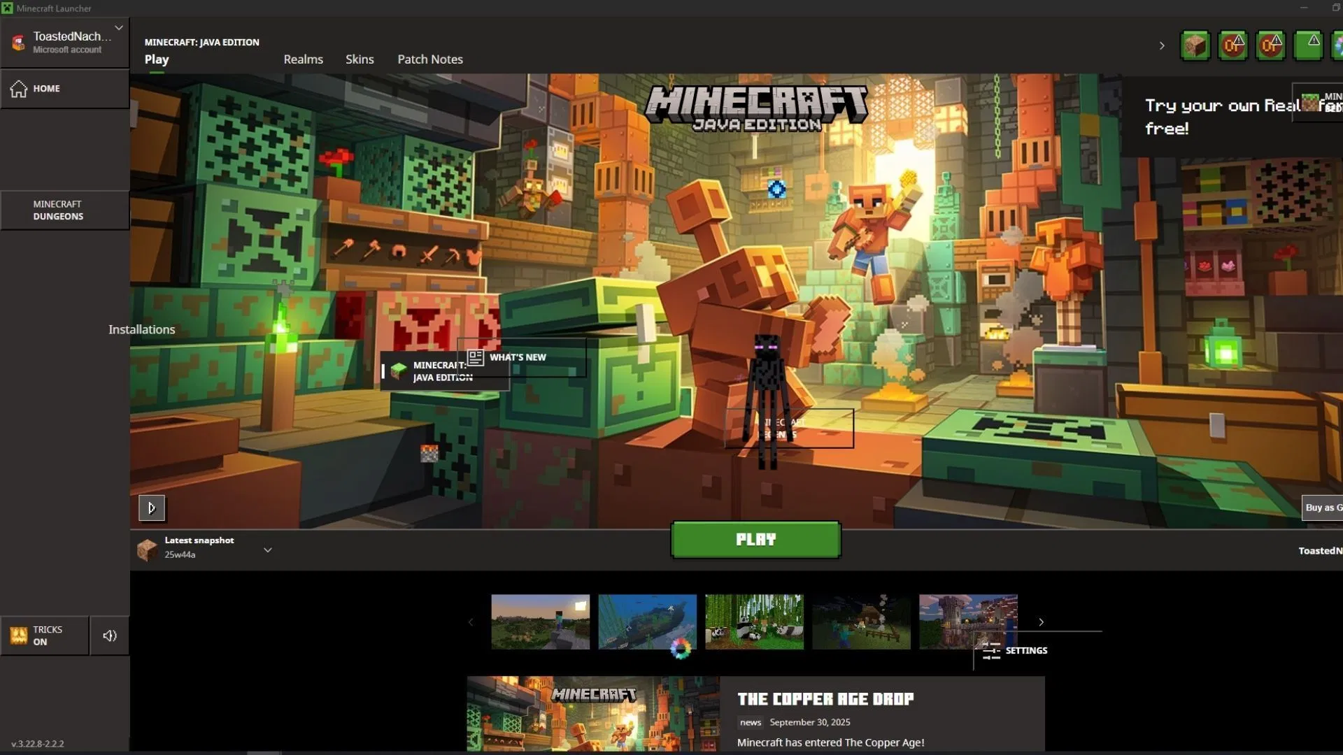 Minecraft launcher adds enderman easter egg for Halloween