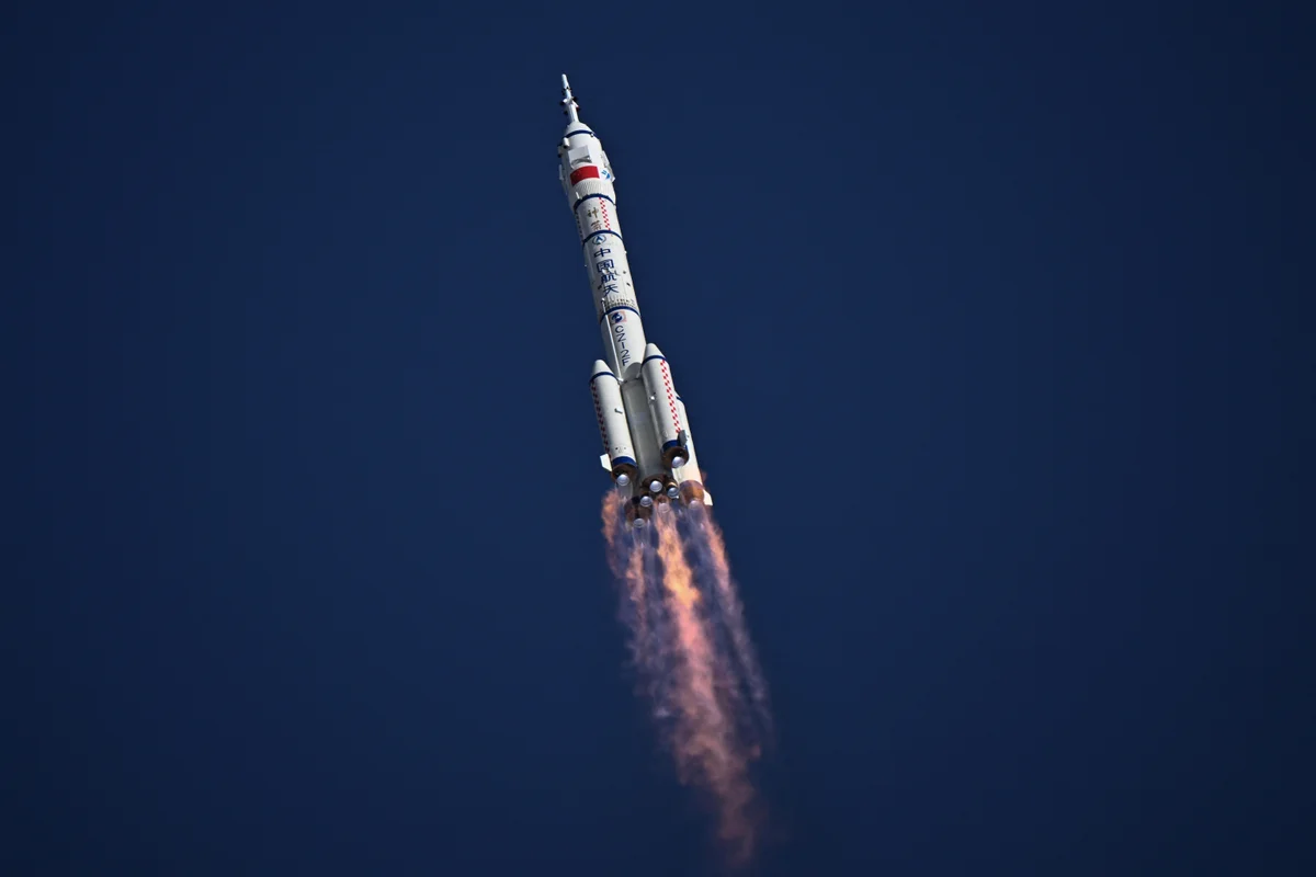 Astronauts stranded in space after their return capsule is struck by mystery object in orbit