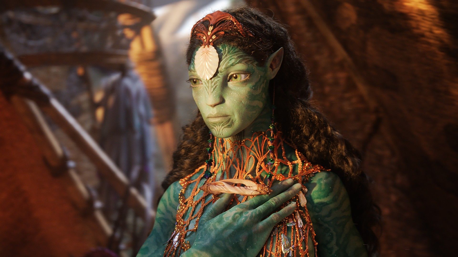 Kate Winslet says her extraordinary reaction to a death in Avatar: The Way of Water is hiding a surreal scene partner – a giant metal grate: It was easier imagining an iceberg passing by