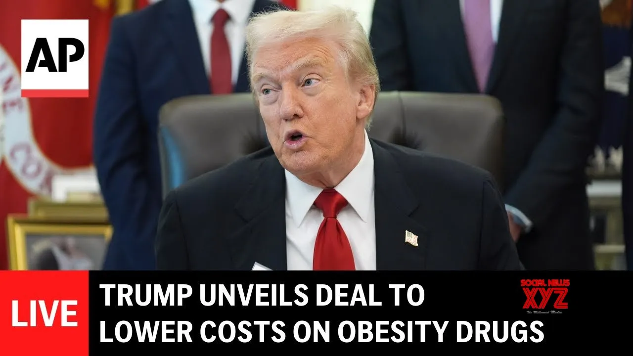 LIVE: Trump unveils deal to expand coverage, lower costs on obesity drugs (Video)