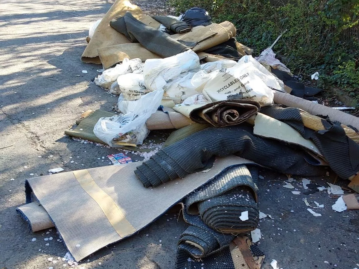 People were paying man to remove household rubbish - this is what he was doing with it