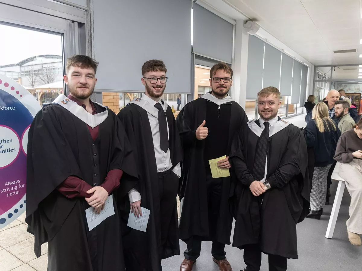 West Lothian College graduates in style