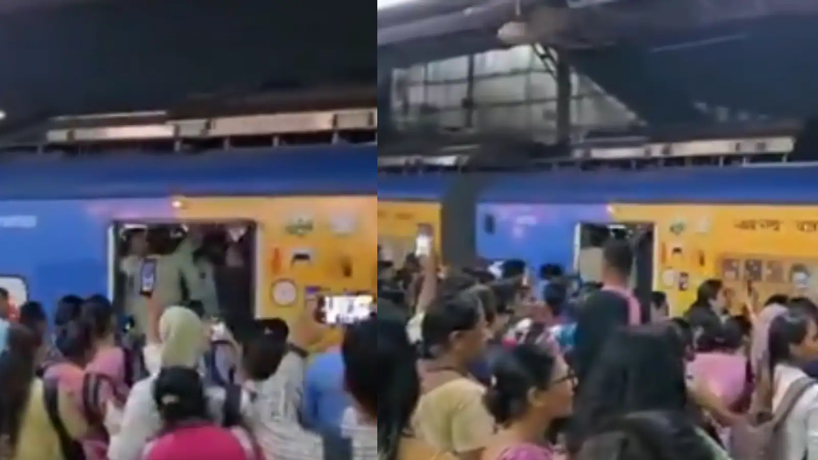 Mumbai AC Local Runs With Doors Open Amid Rush Hour Chaos: ‘Double Decker Trains Can Solve The Issue’ | Video