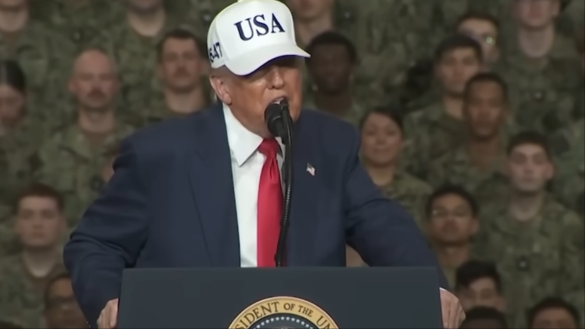 Trump’s 2020 Election Lie Bombs With Troops, Met by Painful Silence