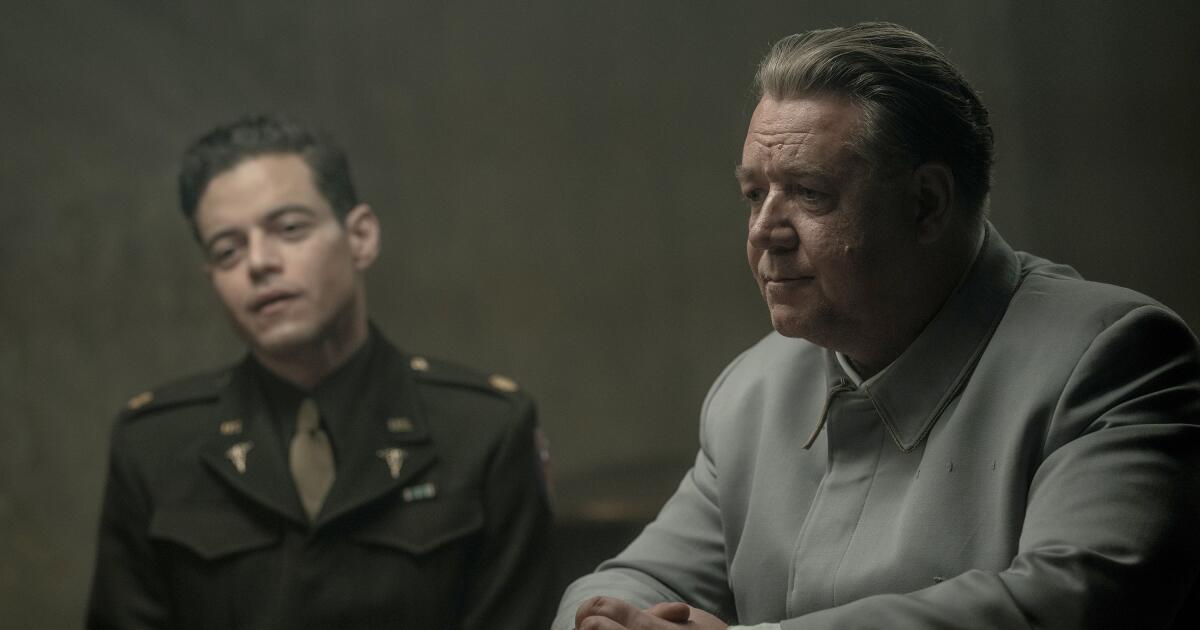 'Nuremberg' review: Crowe and Malek in a tonally uncertain Nazi psychodrama