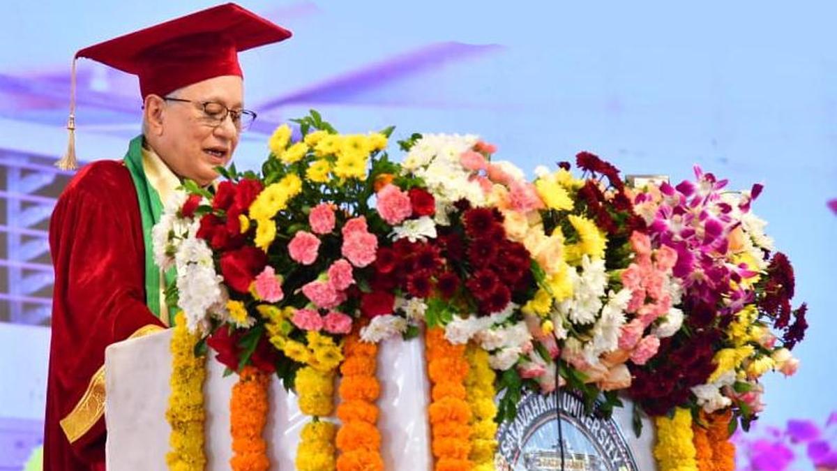 Governor Jishnu Dev Varma urges Satavahana University to strive for NAAC accreditation and NIRF ranking