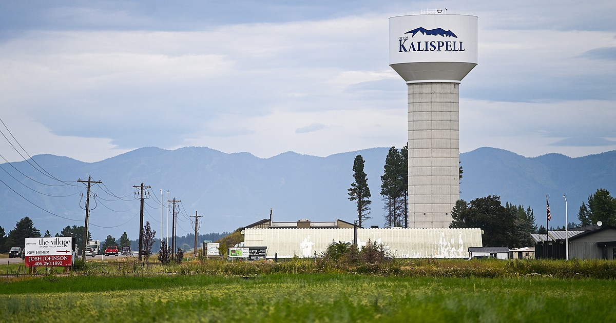 1-million-gallon water tower in North Kalispell nears completion