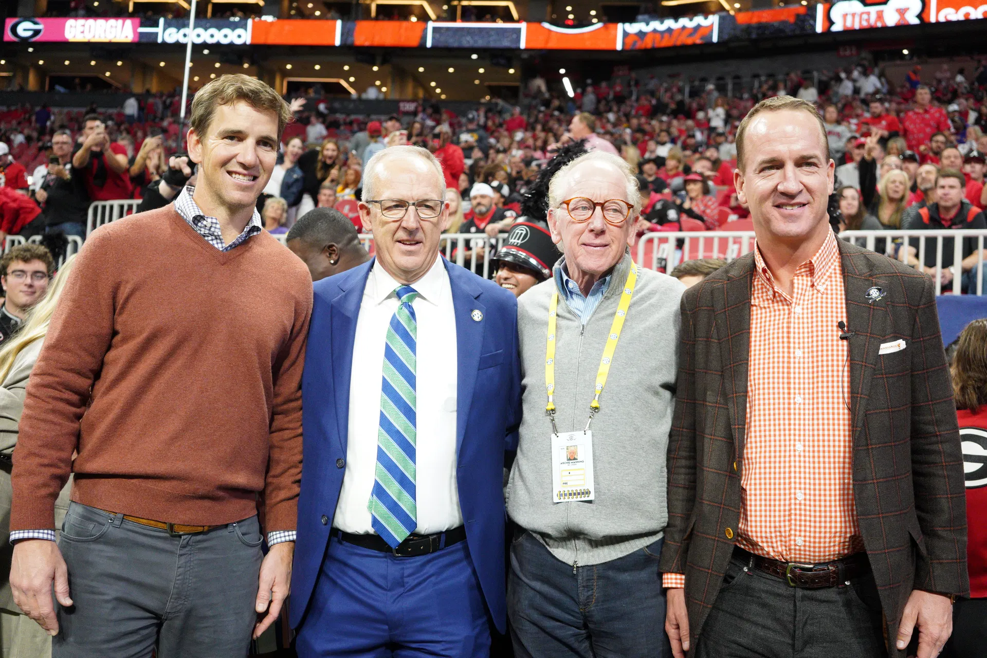 Eli Manning's parents Archie and Olivia open up about being concerned for Arch Manning amid 'protection problems'