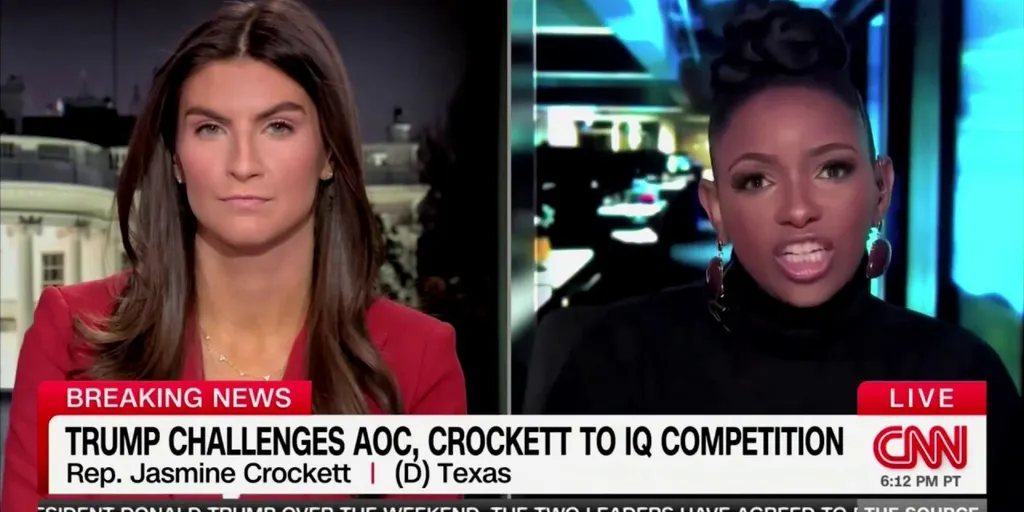 Jasmine Crockett asks what Black woman 'hurt' Trump in the past