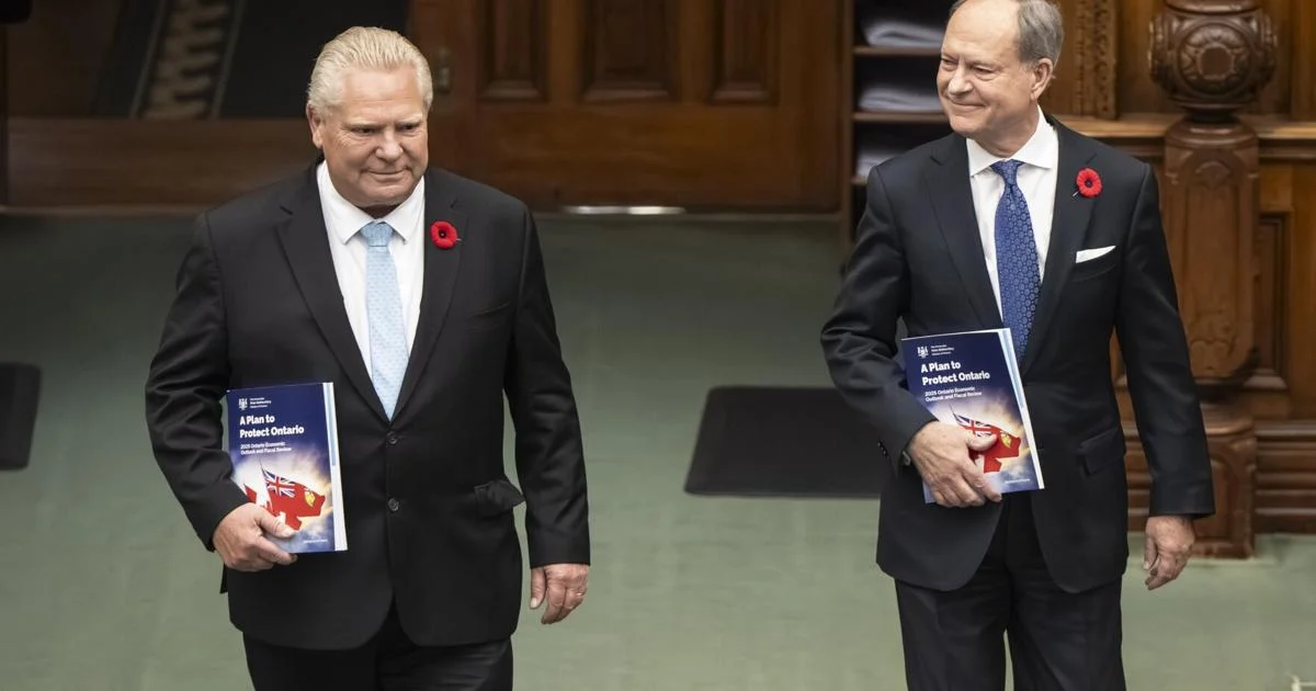Ford government's fall economic statement forecasts $13.5-billion deficit due to Donald Trump's tariffs