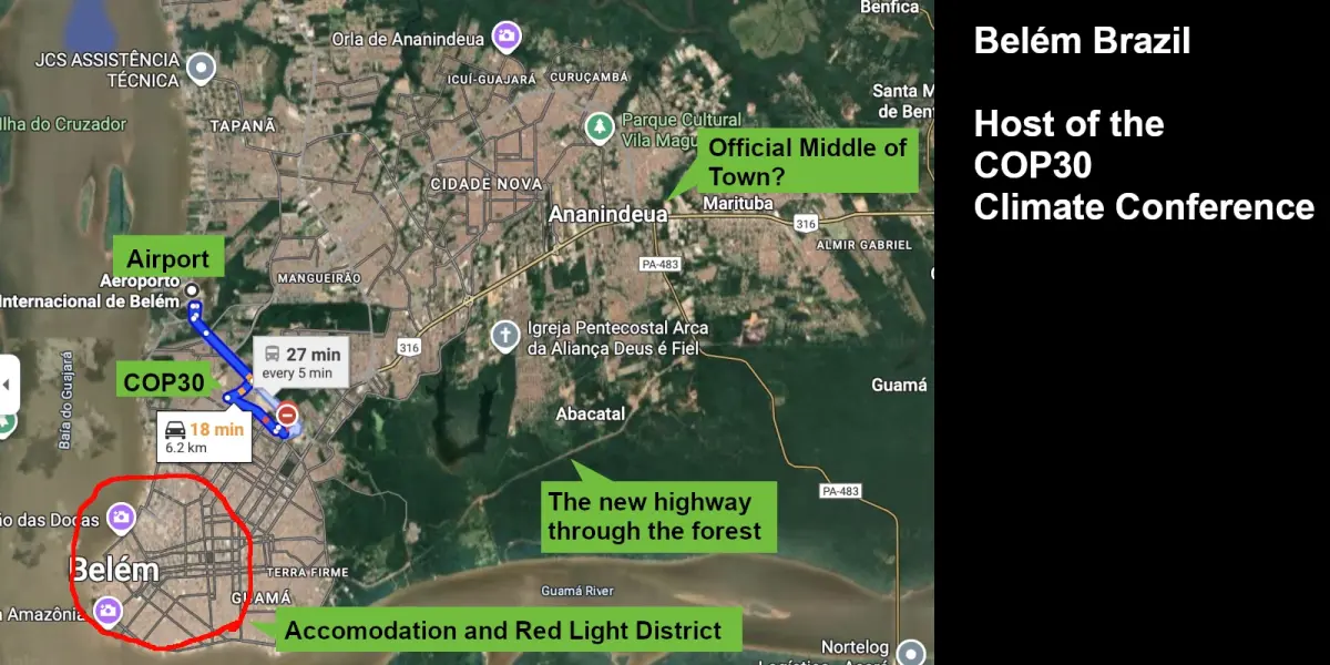 Climate Activists Flying to Belém, Paying $1000+ / Night, to Demand More Money