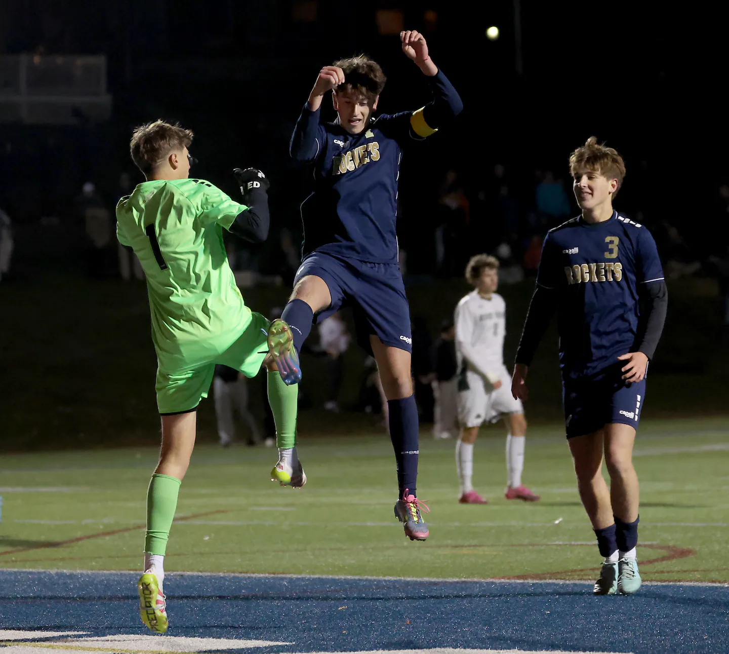 Needham boys' soccer turns up its attack