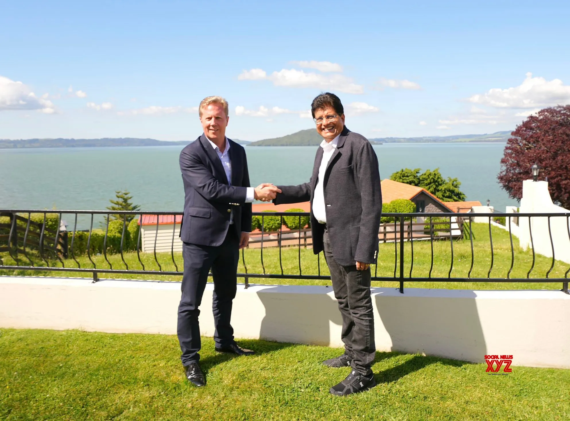 Auckland: Piyush Goyal meets NZ Trade Minister Todd McClay #Gallery