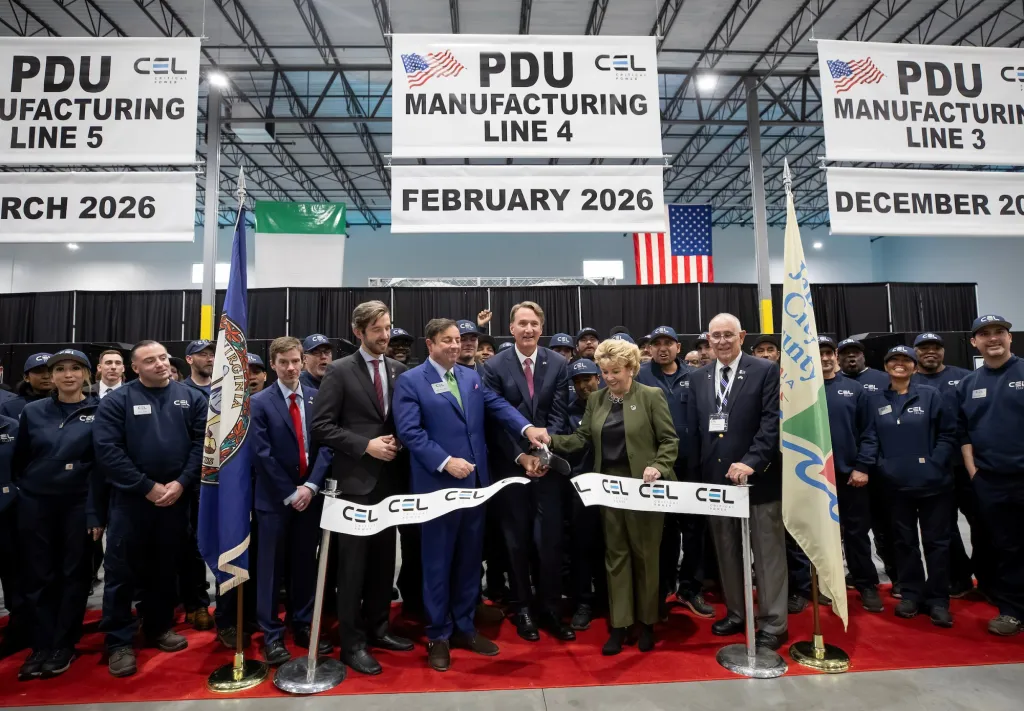 Gov. Youngkin helps welcome data center power facility to James City County