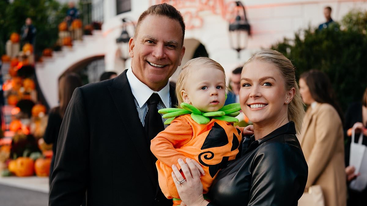 Karoline Leavitt, 28, is accused of 'airbrushing' husband, 60, in glamor White House snaps