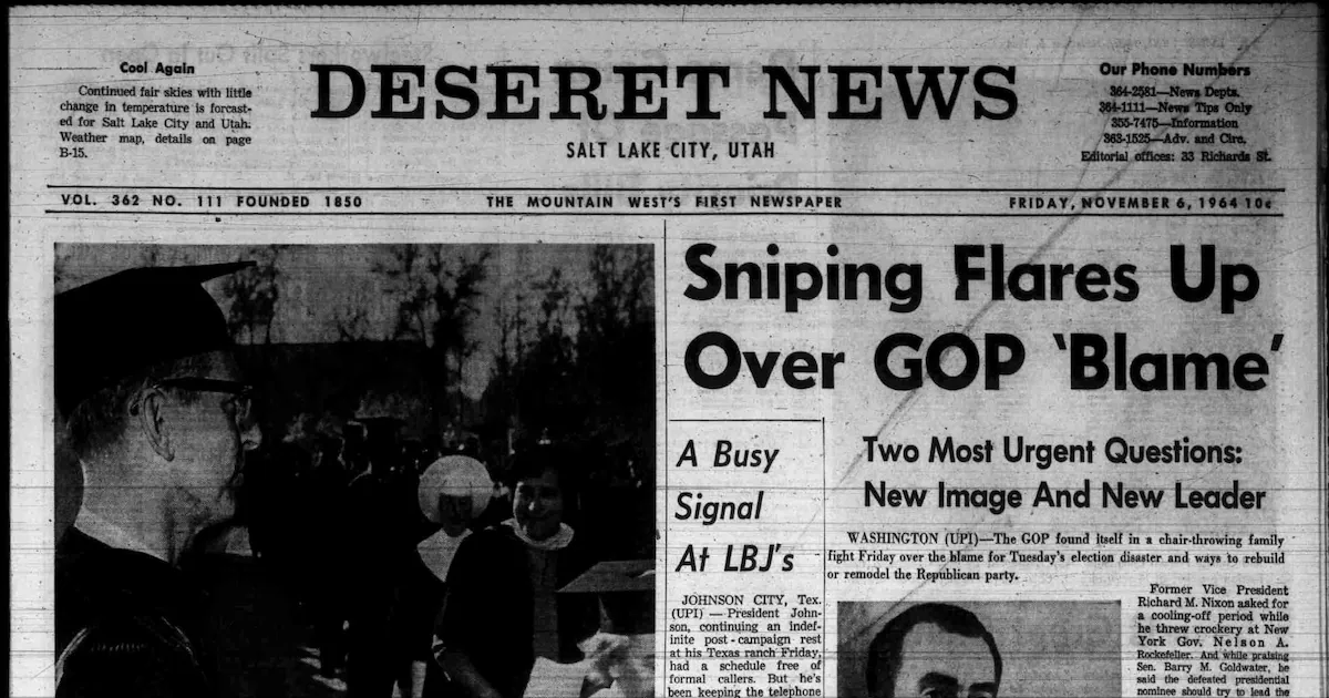 Deseret News archives: On this day in 1964, James Fletcher installed as University of Utah president