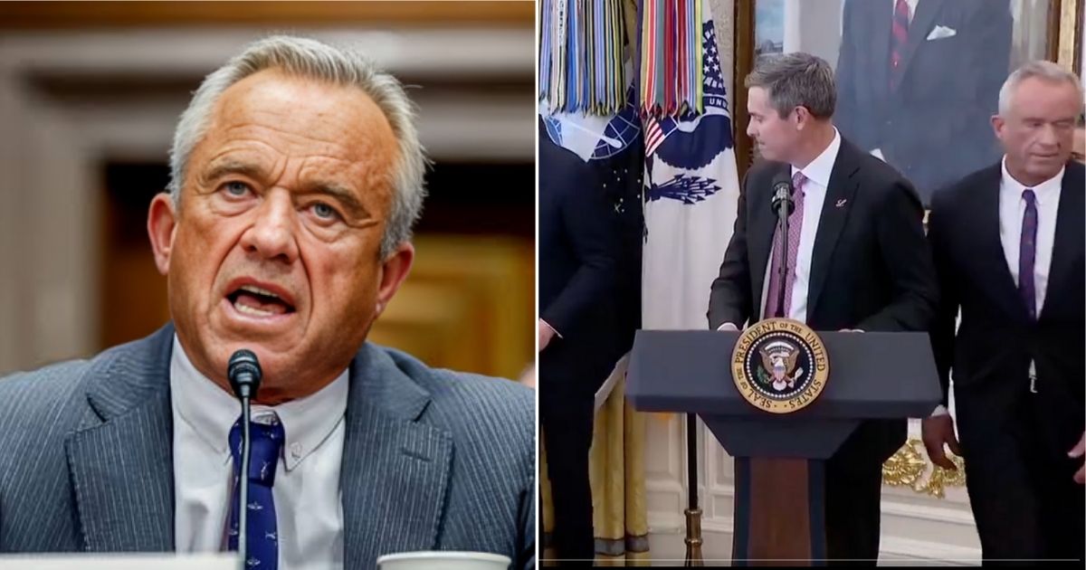Wild Oval Office Moment — Man Faints Mid-Trump Briefing, Internet Points Fingers at RFK Jr.