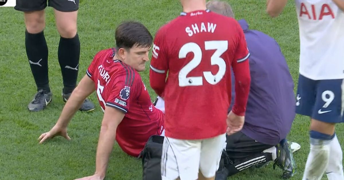 Man Utd suffer DOUBLE injury blow as Harry Maguire and Benjamin Sesko forced off vs Tottenham