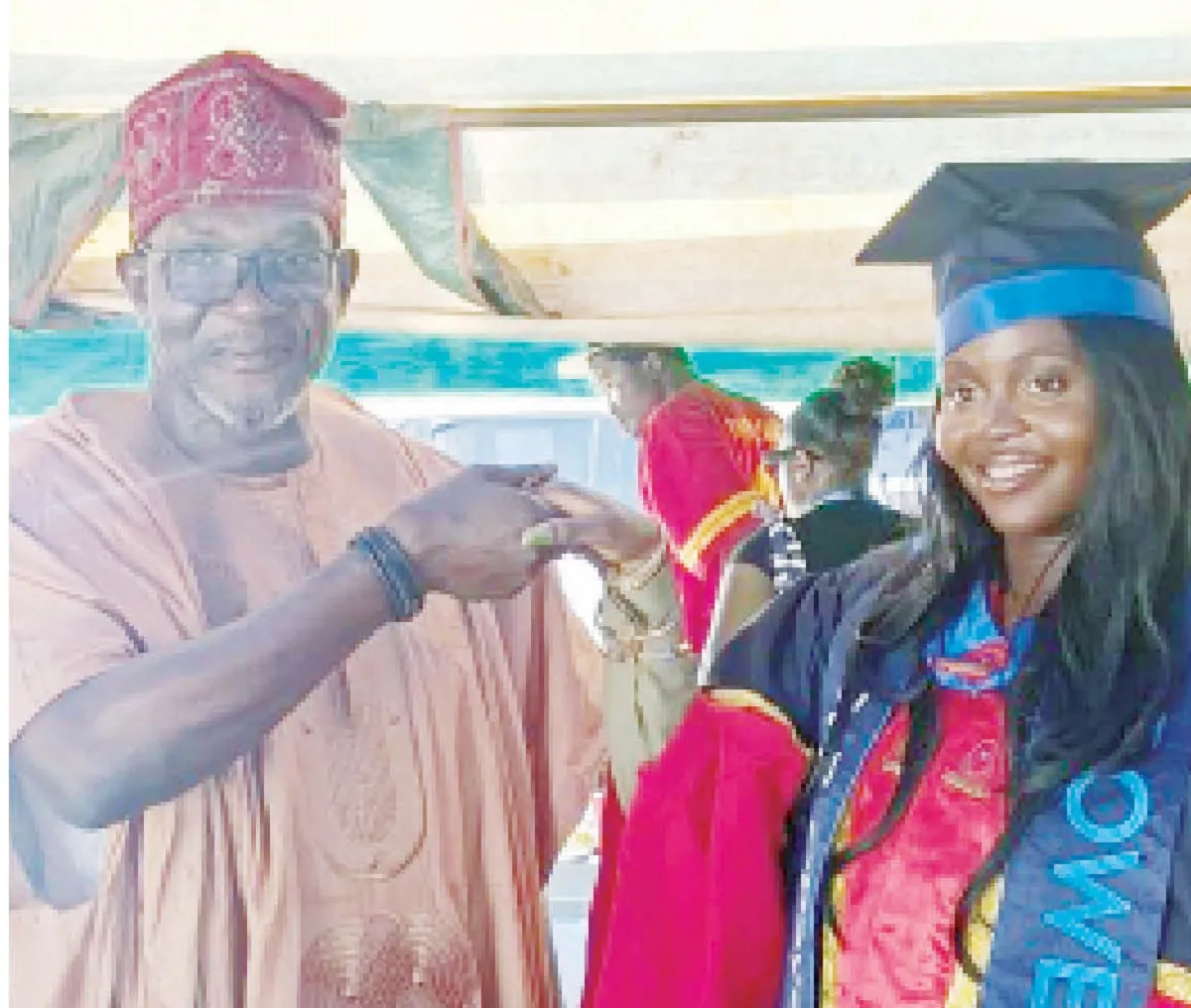 BOWEN first class graduate praises father for his steadfastness