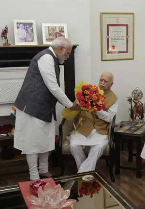 Statesman blessed with towering vision, intellect: PM Modi, BJP leaders wish party stalwart LK Advani on his birthday