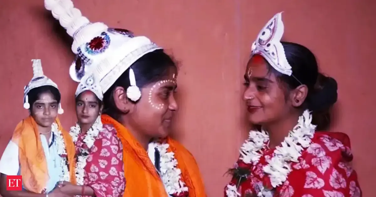 West Bengal: Two young women defy norms to marry in a Sundarbans temple, village rallies behind them