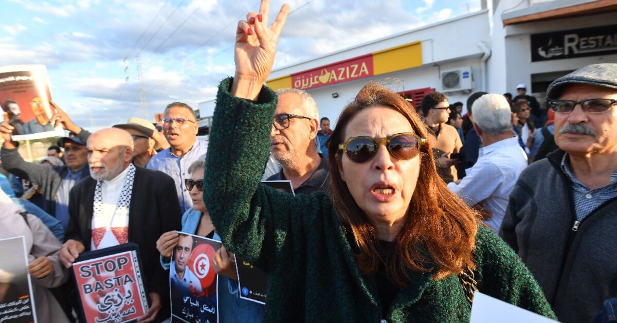 Tunisian opponents go on collective hunger strike to support jailed figure