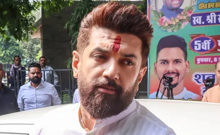 Chirag Paswan campaigns for HAM & LJP-RV candidates; slams Lalu family over dynastic politics