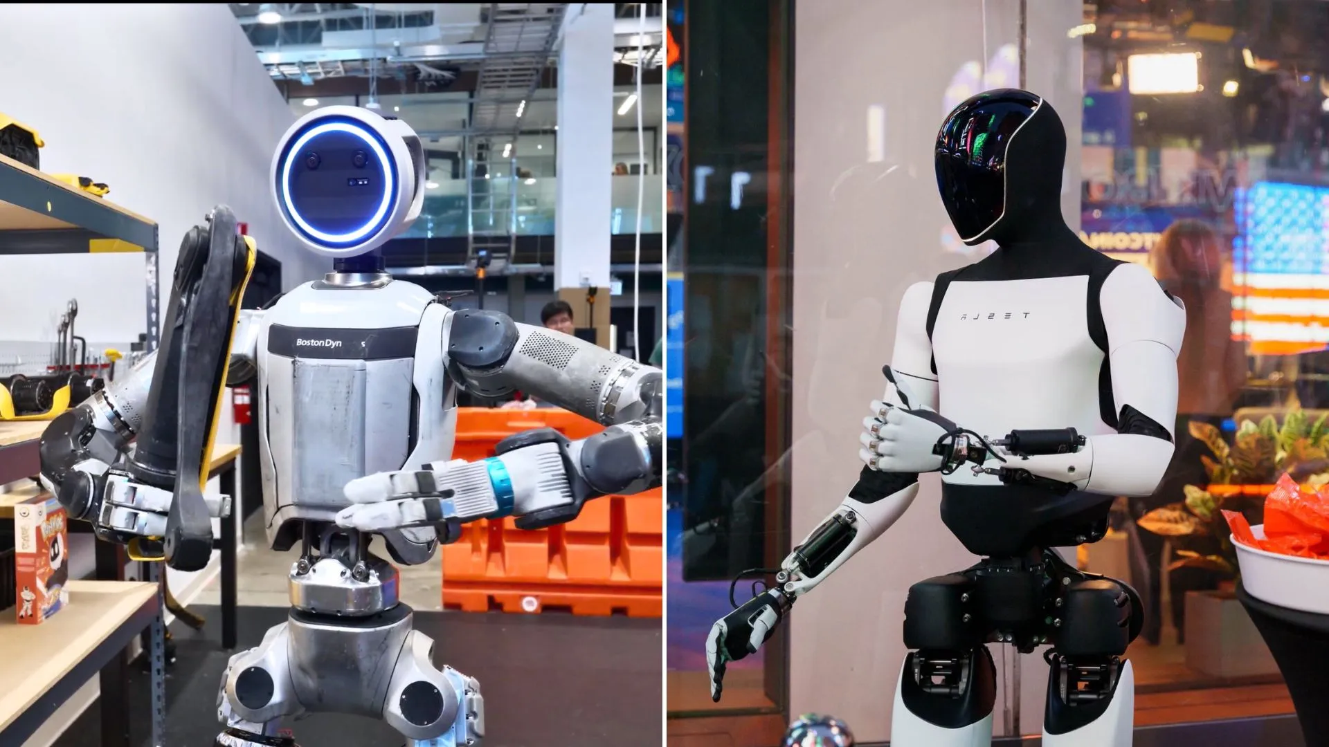 Comparing Boston Dynamics’ Atlas and Tesla’s Optimus humanoid robots
