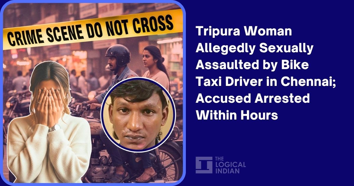 Tripura Woman Allegely Sexually Assaulted by Bike Taxi Driver in Chennai; Accused Arrested Within Hours