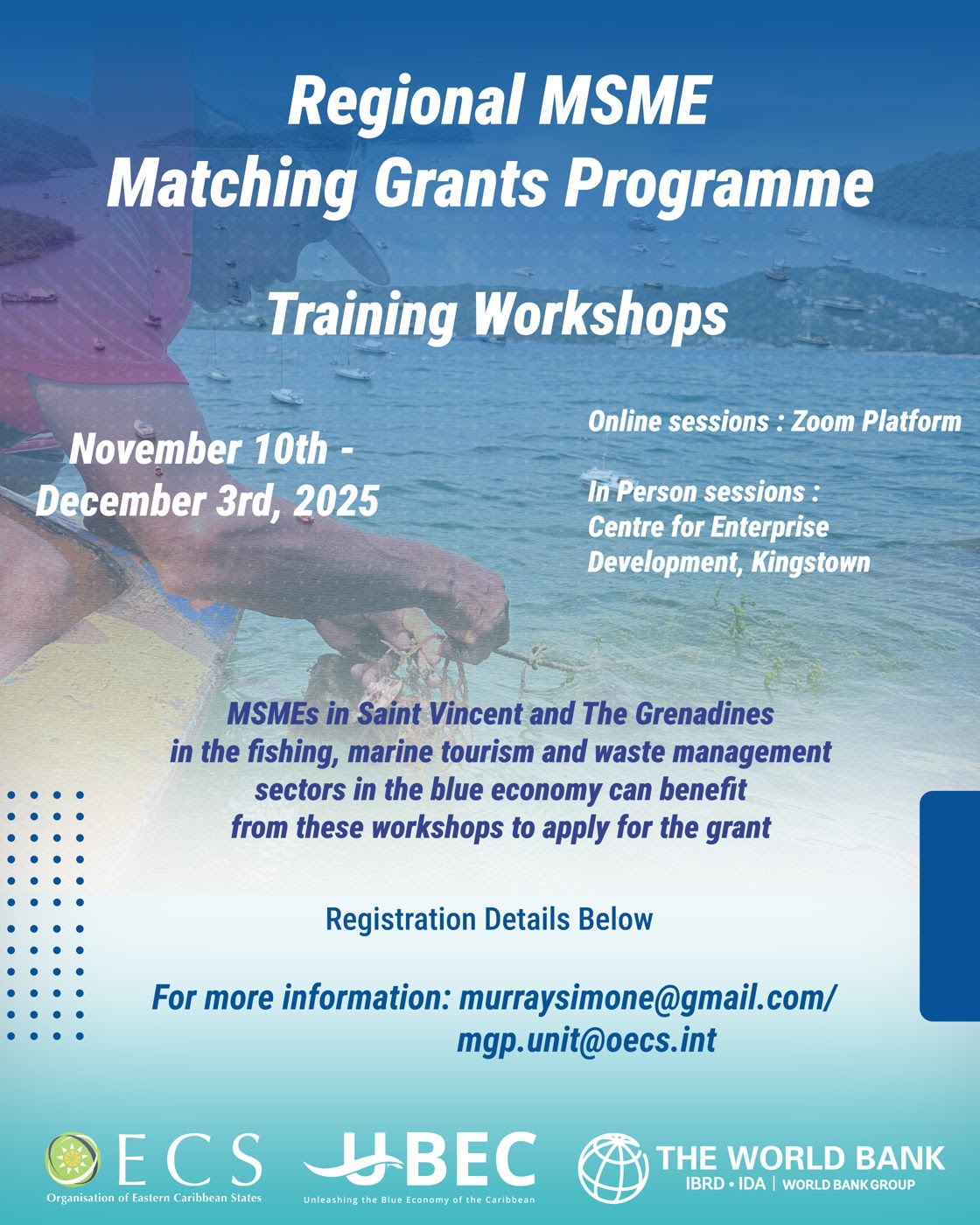 UBEC/OECS Announces MSME Training Series in Saint Vincent & the Grenadines to Boost Grant-Readiness and Business Resilience
