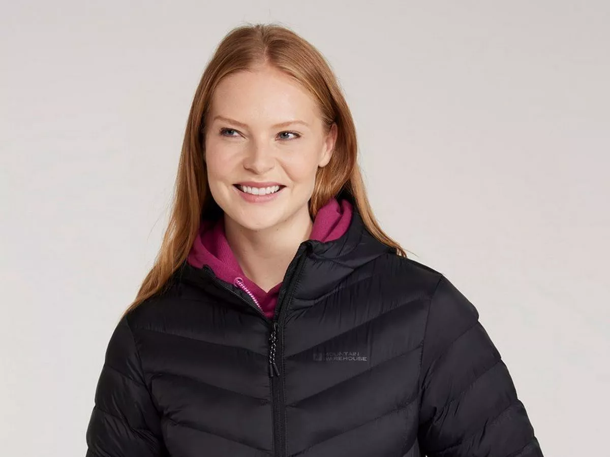 Warm lightweight water-resistant women's jacket now better than half-price