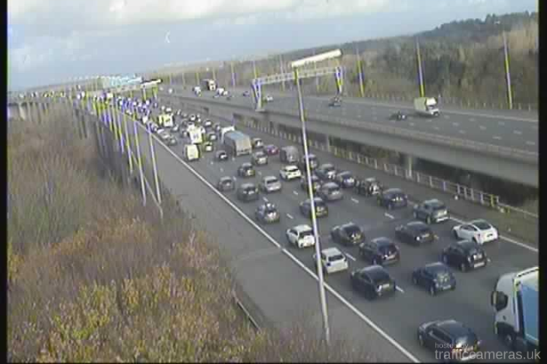 M6 traffic LIVE as lanes closed after 'multi-vehicle' crash