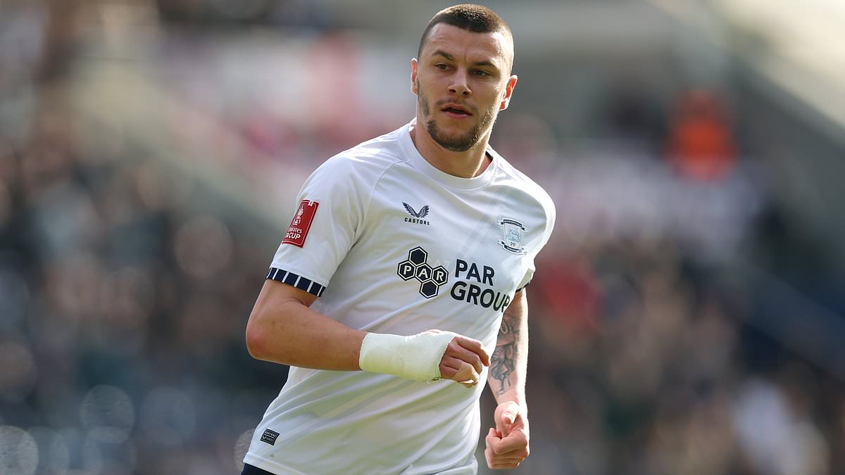 Preston star Milutin Osmajic given NINE-GAME ban for racial abuse of Burnley's Hannibal Mejbri - but Championship side hit out at FA verdict