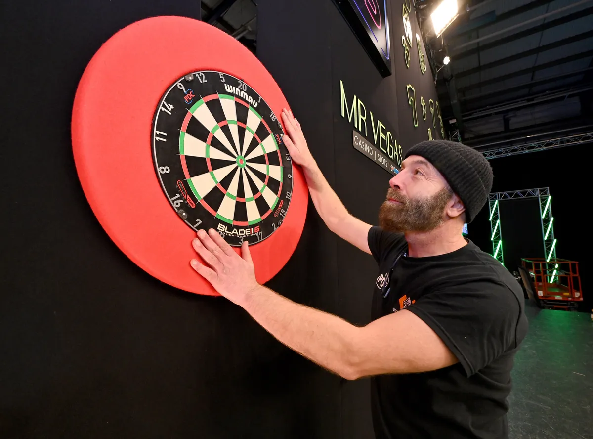 Exclusive first look at Grand Slam of Darts 2025 in Wolverhampton - take a look around the sports hall where all the action is set to take place