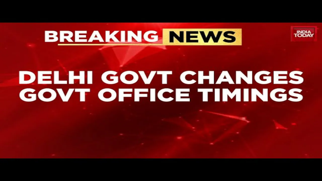 Delhi Government Changes Office Timings Amid Alarming Pollution Levels