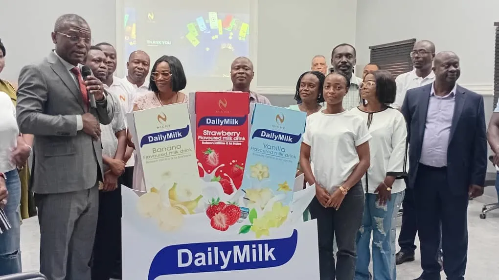Sports Minister unveils Niche Confectionery’s Daily Milk drink
