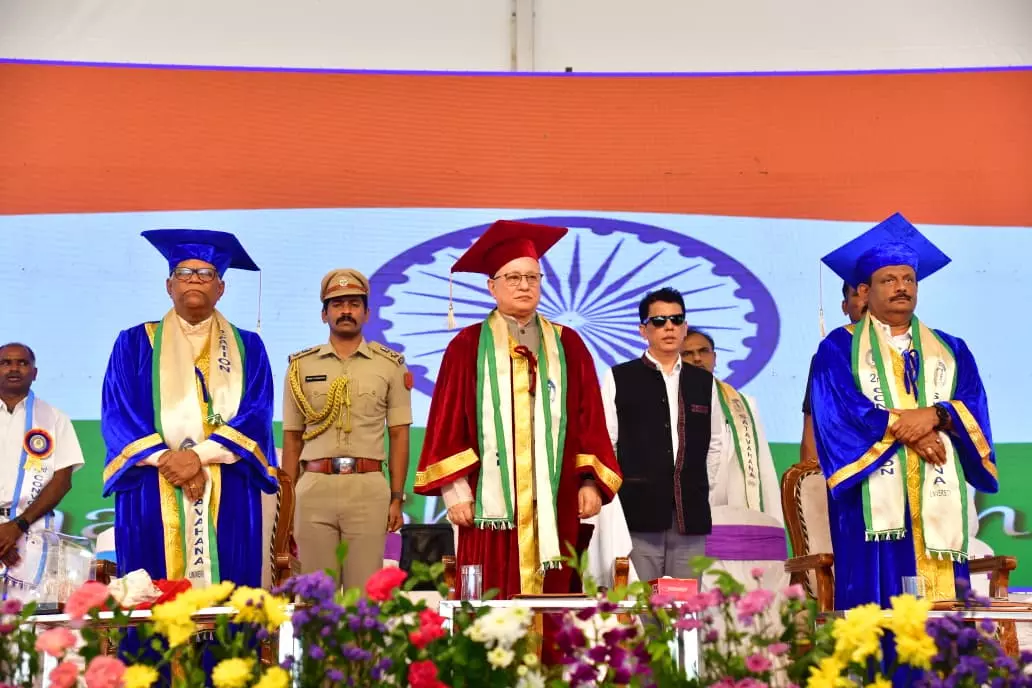 Discipline, Creativity Key To Success, Governor Tells Students At Satavahana University Convocation