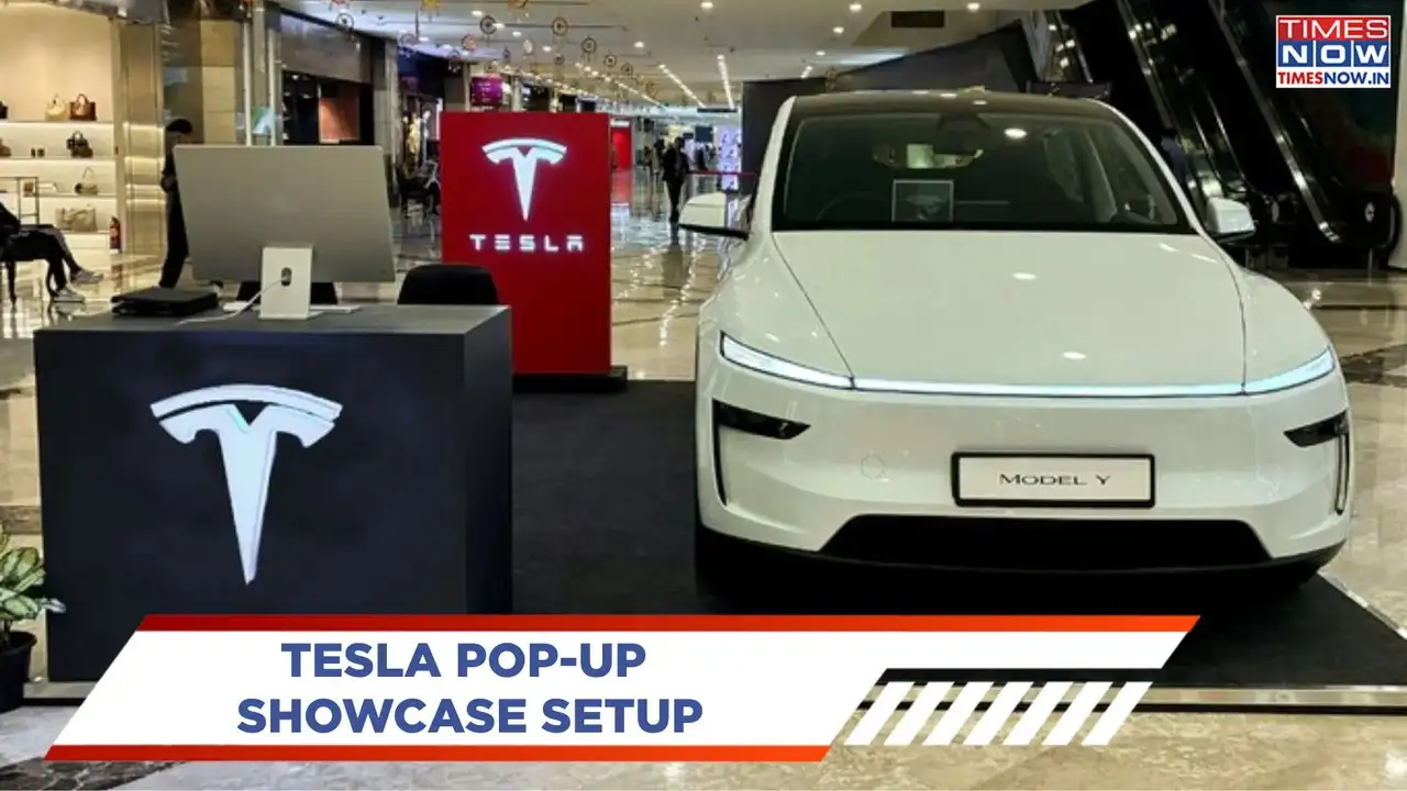 Tesla India's First Pop-Up Experience In Gurugram — Here’s What’s Inside