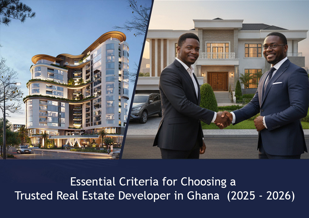 Essential criteria for choosing a trusted real estate developer in Ghana (2025 – 2026)