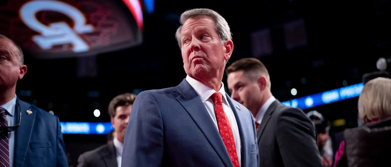 Group Tied To Brian Kemp Makes Bizarre Claim About Republicans Causing Shutdown