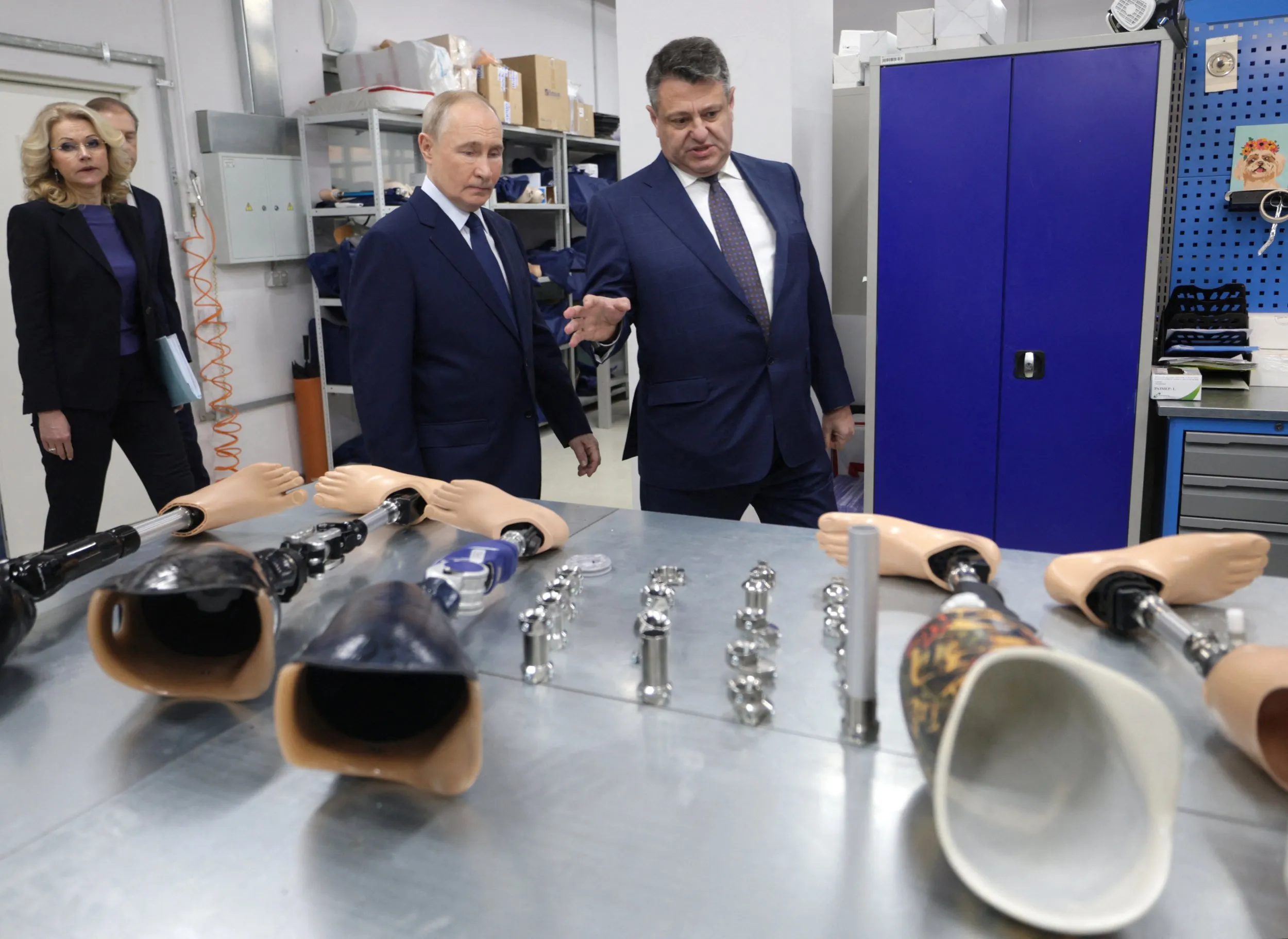 Putin to shell out nearly £1,000,000,000 on prosthetic limbs for wounded soldiers