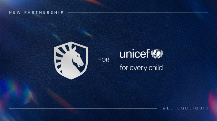 Team Liquid, UNICEF Launch Global Gaming Partnership Focused on Children’s Rights