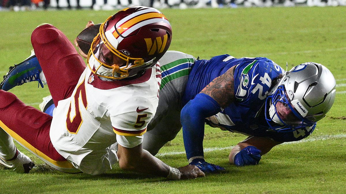 Commanders give major update on Jayden Daniels' health after QB's sickening dislocated elbow