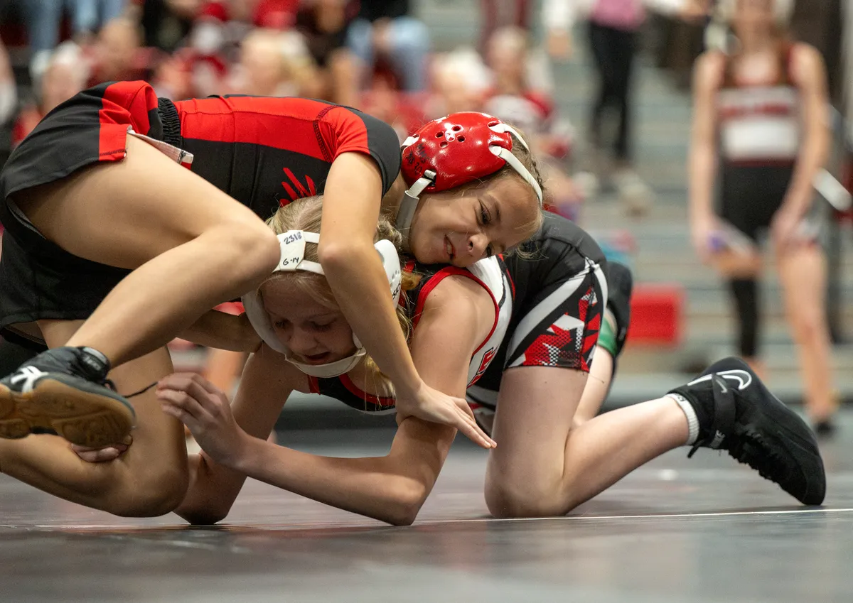 All in on girls wrestling