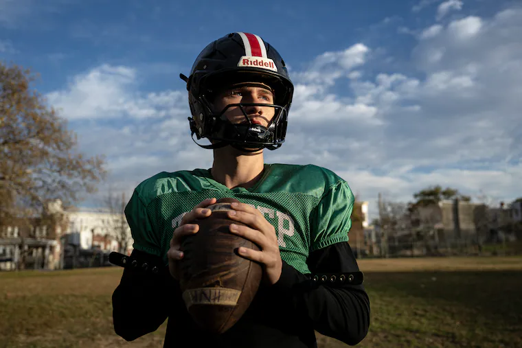 Joey McLeish embraces being a quarterback at Imhotep, an African-centered STEM school