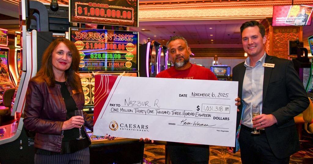 $1M slot win for Canadian visitor to Caesars casino