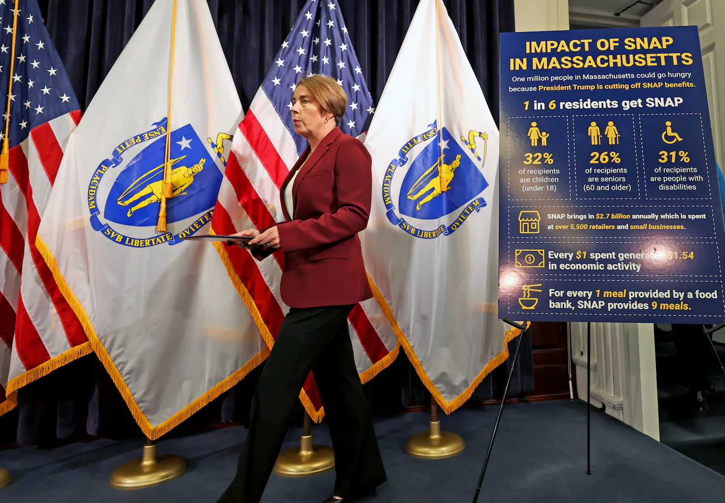 Maura Healey says benefits to be paid in full